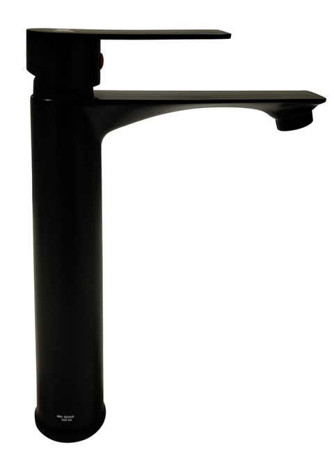 Kitchen Faucet with Lever Handle, Durable Modern Design, Single Handle Premium, Solid Brass Basin Sink Faucet Mixer Water Despencer  Black