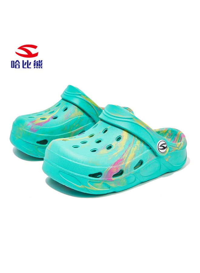 Hobbie Bear Boys Cave Shoes Sandals Summer Girls Baotou Tie Dye Mixed Color Beach Shoes Sandals Outlet