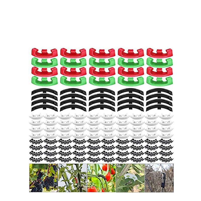 Zikra 90 Degree Plant Clips Branches Clips Control The Growth of Plants Branches Clamps for Low Stress Planting Clip (150 Pieces) - Image 2