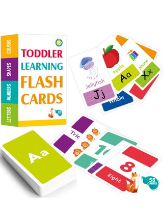 NOVOLAN Alphabet Card 2-4 Years Old Children Early Education Flash Card Learning Color Number Shape Animal Abc English Alphabet Card, Interactive Colorful And Engaging Large Font Portable 58 Cards (#1) - pzsku/ZDF91FDB776DBD00F1F35Z/45/_/1729334126/8d07d21b-9e5e-45d8-bf31-fe497307c060