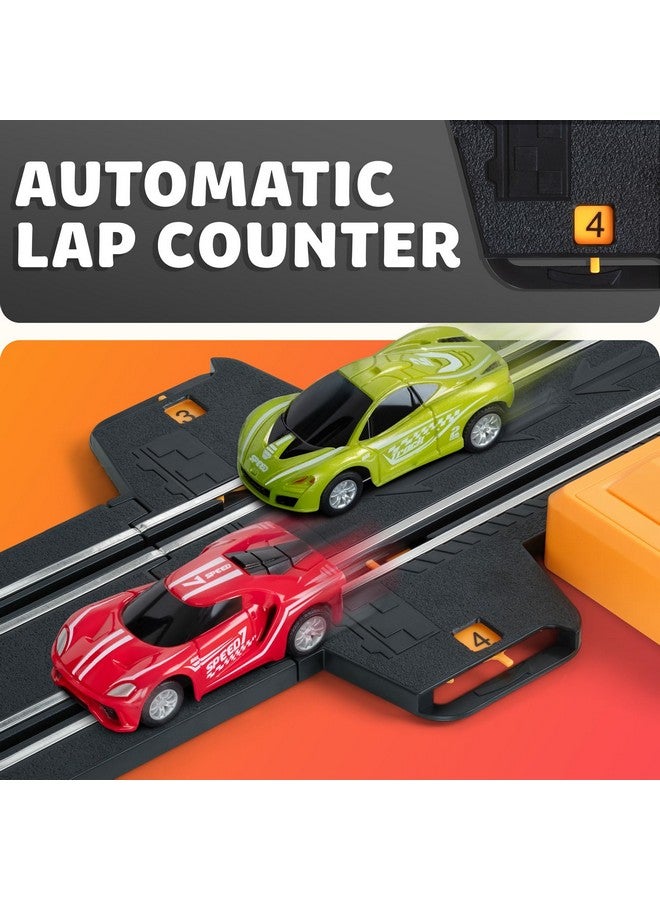 Atlasonix Slot Car Race Track Sets, Race Tracks for Kids Ages 4-8, Remote Control Car for Toddlers 1-3, Toy Car Racetrack for Boys & Girls, Toorbo Loops - Image 3