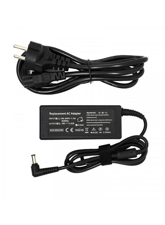 High quality laptop charger 19V 3.42A 65W - Socket size 5.5 * 2.5 mm Compatible with Dell devices - Image 1