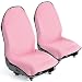 lebogner Car Seat Towel Cover for Post Gym Workout Running Swimming and Hiking 2 Pack Universal Fit AntiSlip Waterproof Sweating Bucket Seat Protector for Cars SUVs and Trucks Pink - Image 2