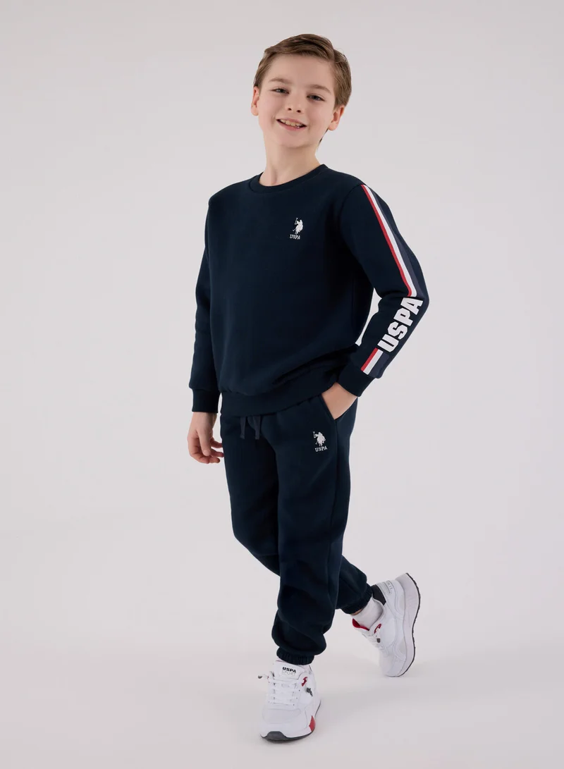 يو اس بولو اسن طقم جمبسوت أولاد يو إس بولو أسن. كحلي