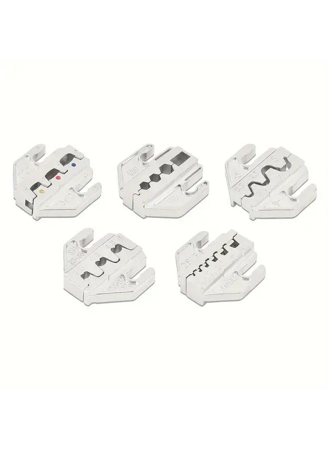 Professional Electrician Terminal Crimping Tool Kit With SN-02C 03H 06 06WF 58B 2549 2546B Dies and 4mm Wide Slot Jaws Nickel Plated Alloy Steel - Image 5