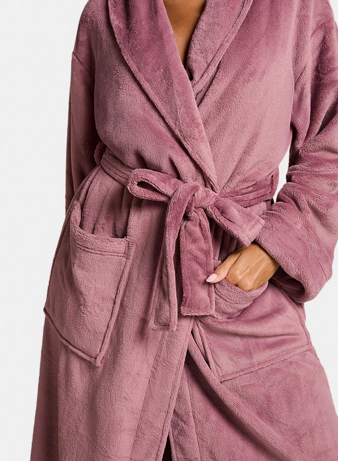 hunkemoller Soft Fleece Bathrobe - Image 2