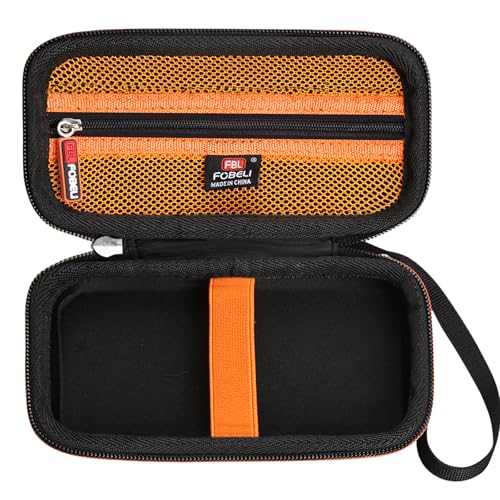 FBLFOBELI Hard Case for TopTes TS-501B Sound Level Meter/TopTes TS-301 Digital Anemometer Wind Speed Meter/TopTes TS-710 Light Meter Lux/Foot Candles Meter (Case Only) (Orange) - Image 2