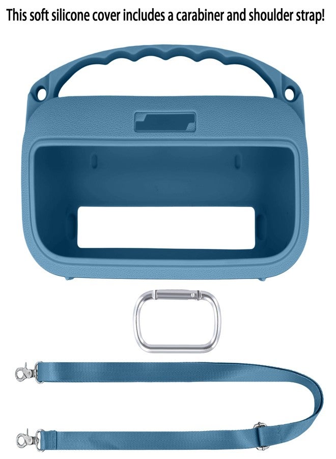 co2CREA Soft Silicone Case Replacement for Bose New SoundLink Flex 2nd Gen/Bose SoundLink Flex Bluetooth Portable Speaker (Silicone Case, Blue Dusk Case) - Image 2