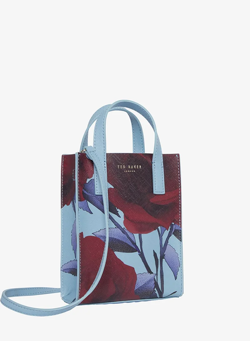Ted Baker Mini Rose Print Icon crossbody Bag