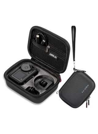 DJI Osmo Action 4 / Action 3 Standard Combo Camera Carrying Case, PU Leather Travel and Storage Bag Compatible with DJI Osmo Action 4 / Action 3 Standard Combo Accessories - pzsku/ZDF926C46C1222EC545CFZ/45/_/1723621193/912c288b-1e8c-44b7-8adf-b417dc22159a