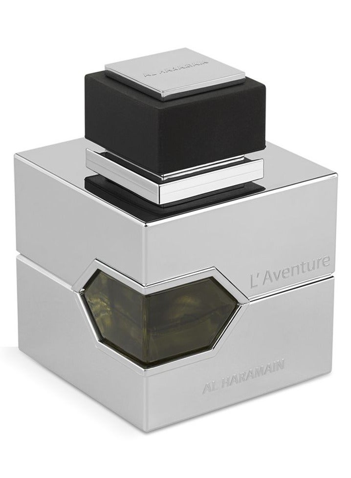 الحرمين عطر الحرمين لافنتشر أو دو بارفان 100 مل | عطر للجنسين يدوم طويلاً | رائحة حمضية خشبية وعنبرية - Image 2