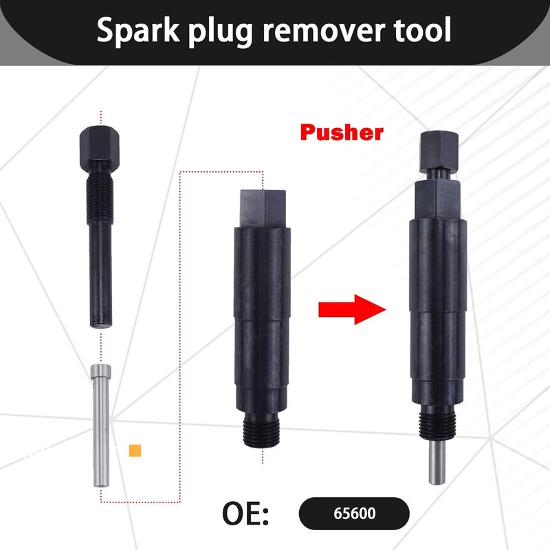 KGGMGUG Broken Spark Plug Remover Tool Kit for Ford Triton 3 Valve Engines 5.4L - Image 4