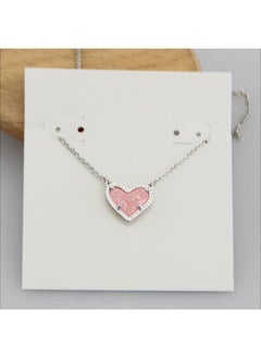 European And American Jewelry Love-shaped Peach Heart Short Necklace Clavicle Chain