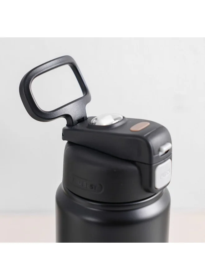 DANUBE HOME Alpine Aqua Water Bottle Stainless Steel Vacuum Insulated Black 800ml