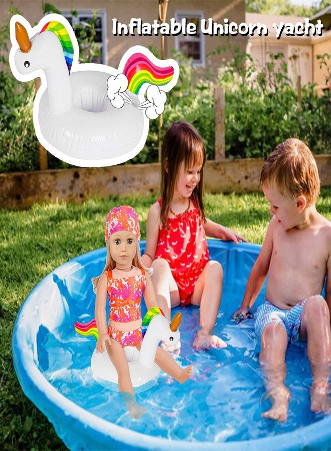 ebuddy 18 inch Doll Clothes and Accessories - Beach Themed Playsets Diving Suit (No Doll) - Image 4