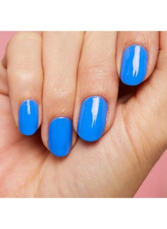 Nailtopia Plantbased Chip Free Nail Lacquer Non Toxic Biosourced Longlasting Strengthening Polish Indigo To Ibiza (Ocean Blue) 0.41Oz  - Image 4