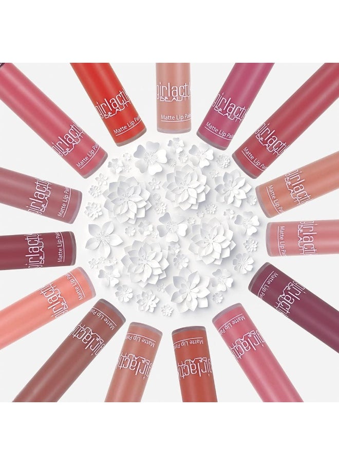 girlactik - Matte Lip Liquid In Nude Pink Shade - Image 1