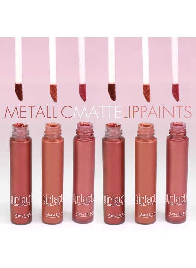 girlactik - Matte Lip Liquid In Nude Pink Shade - Image 1