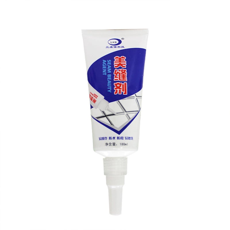 Makbeaty Waterproof Tile Grout Mould Proof Ceramic Tile Glue Sealant Wall Tiles Floor Agent Repair Tile Fill Joints Agent, Complete Solution for Filling Cracks and Gaps in Surfaces（180ml） - Image 1
