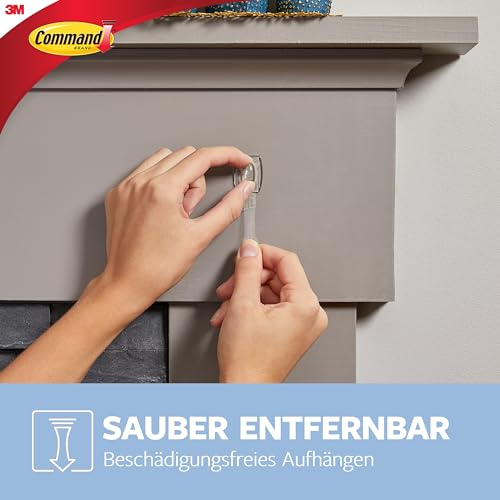 Command Mini Hooks Value Pack, Clear, 18-Hooks (17006CLR-18ES), Organize Damage-Free - Image 4