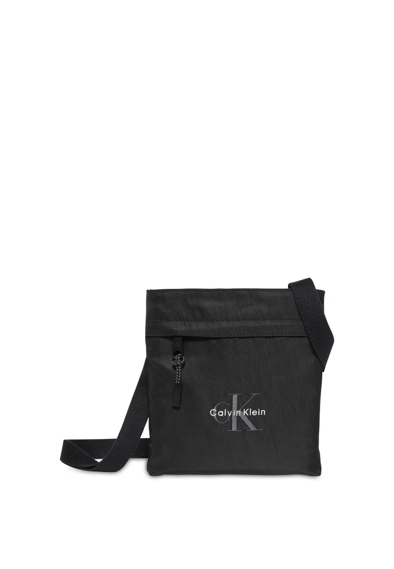 CALVIN KLEIN Nylon Monogram Logo Flatpack