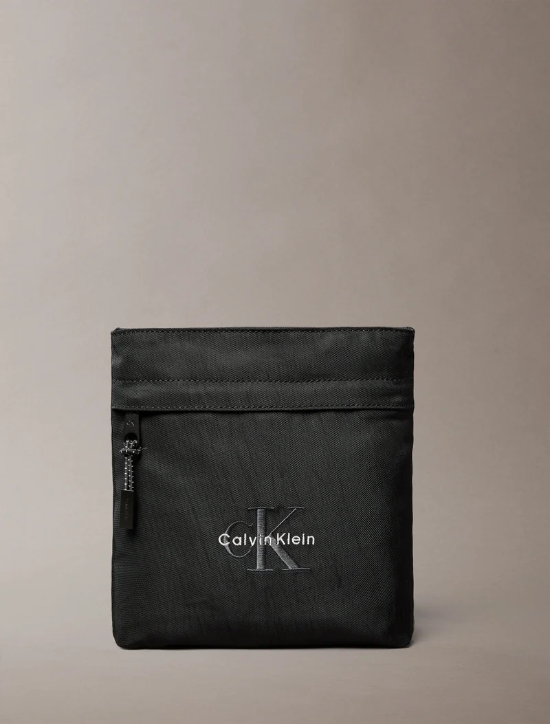 CALVIN KLEIN Nylon Monogram Logo Flatpack
