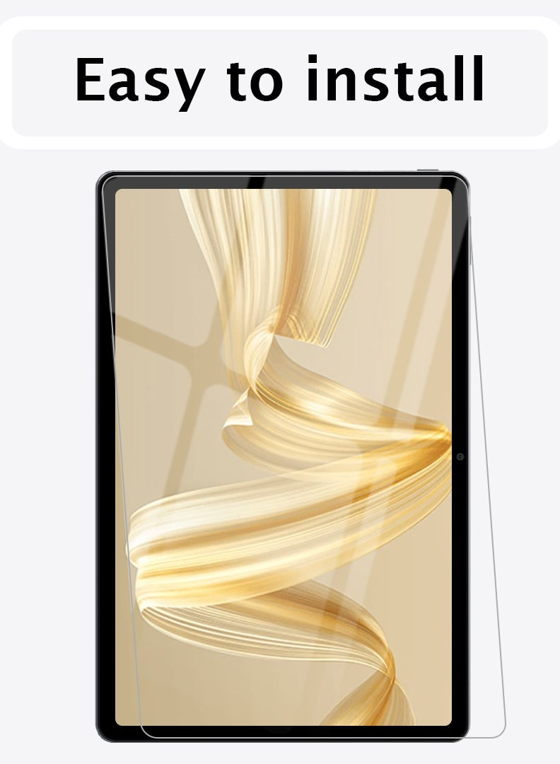 Theodor 2 Pack Screen Protector for Huawei MatePad Pro 12.2 inch 2024 9H Hardness Tempered Glass, Bubble Free Easy Installation, Full Coverage And Anti Scratch Case Friendly- Clear - Image 3