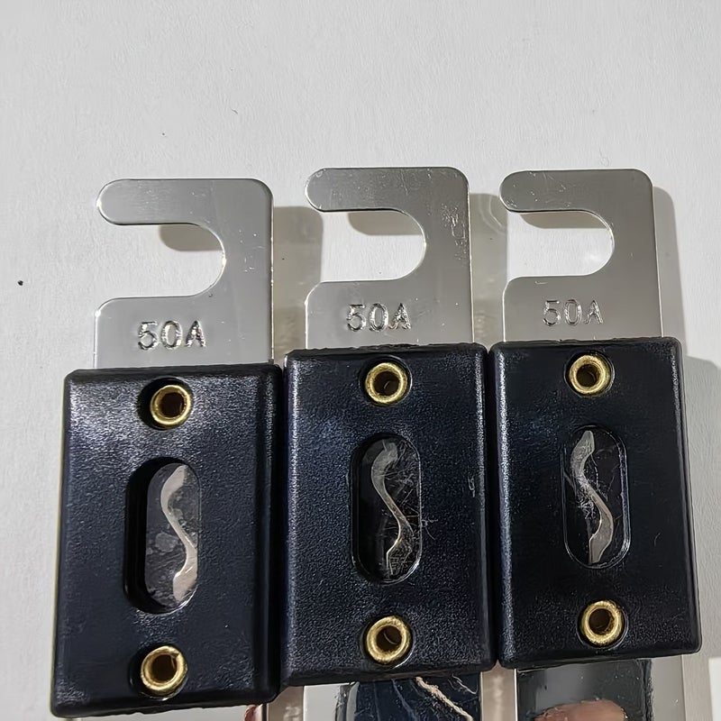 ANL 60A 30 Amp Large Nickel Plated High Conductivity Fuse 3 Pack For Car Audio RV Inverter Overload Protection - Image 5