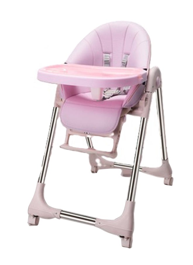 kiddoz Dining Baby High Chair - Paint - Pink  - Image 1
