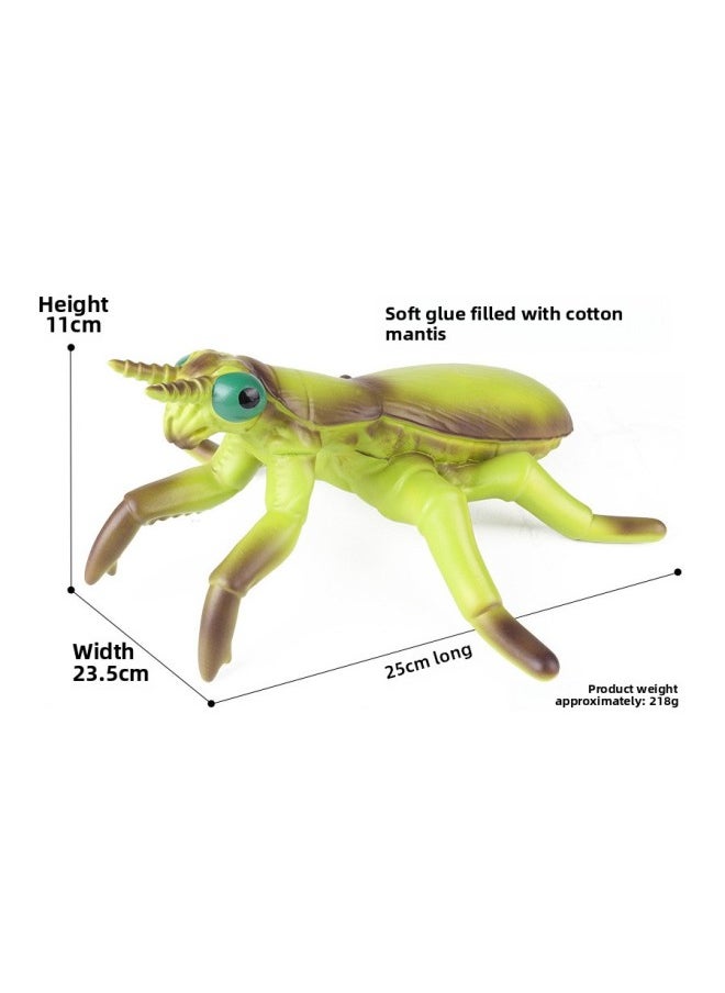 Generic - Explosive Simulation Of Marine Animal Model Children Soft Rubber Puffer Octopus Lobster Starfish Crab Horseshoe Toy Gift-Color:Soft Glue Cotton-filled Brown Crocodile - Image 1