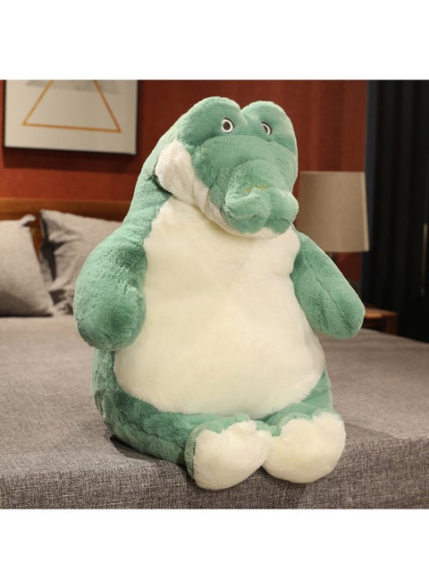 Cartoon Lazy Duck Lazy Crocodile Pillow Plush Toy Tiger Doll Husky Pillow Wholesale-Color:Crocodile-Height:60cm