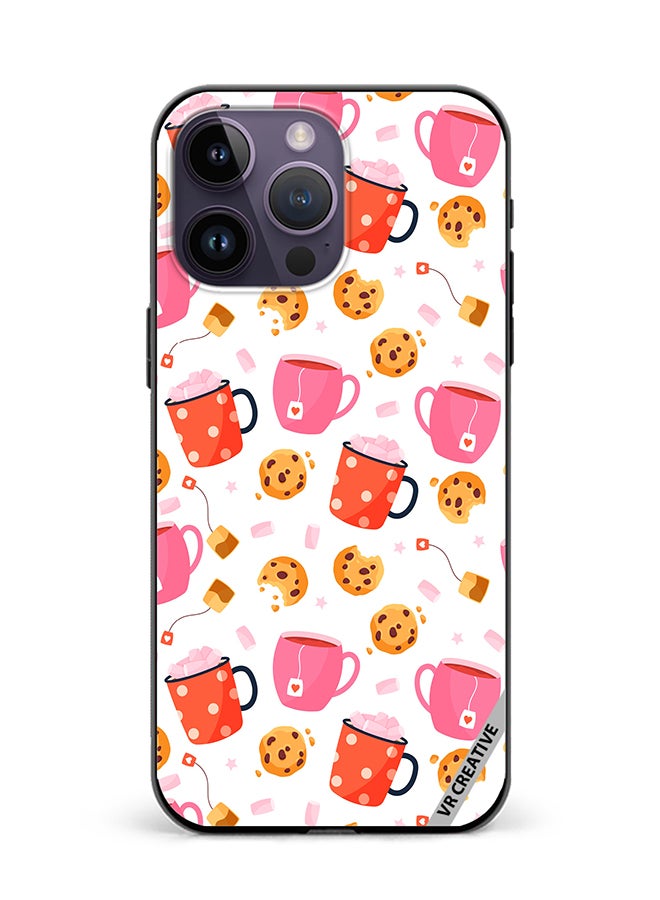 VR CREATIVE Protective Case Cover For Apple iPhone 16 Pro Sweet Seamless Pattern Design Multicolour - Image 1