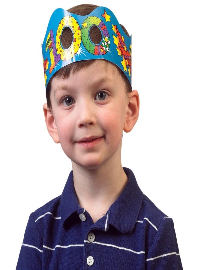 Really Good Stuff 100th Day of School Crowns -24 Pack- Happy 100th Day of School Gifts for the Classroom - Image 2