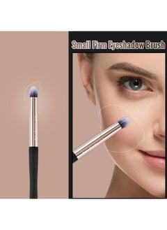 Profusion Cosmetics Small Firm Eyeshadow Brush - Professional Eye Makeup Brush, Eyeshadow Blending Brush-Dense Rounded Hair Bristles And Best For Pigments & Glitter,  - Image 2