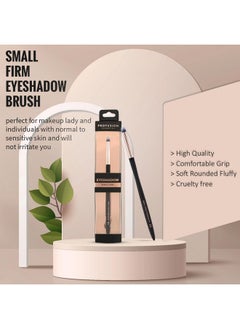 Profusion Cosmetics Small Firm Eyeshadow Brush - Professional Eye Makeup Brush, Eyeshadow Blending Brush-Dense Rounded Hair Bristles And Best For Pigments & Glitter,  - Image 3