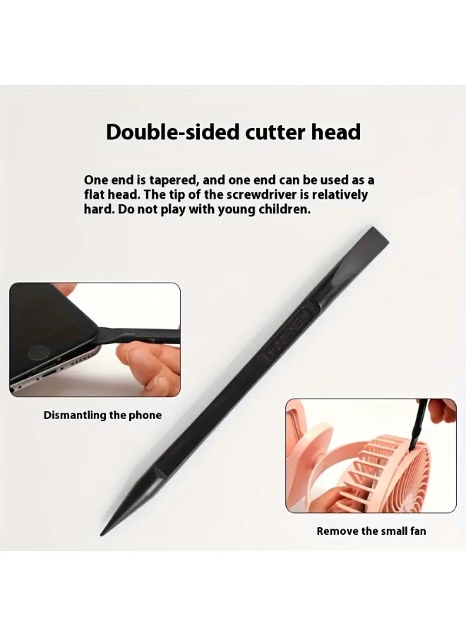 4-in-1 Anti-Static Pry Tool Kit – Dual-Headed Plastic Spudgers for Electronics Repair & Cable Management – Non-Conductive, Non-Scratch Opening Tool - Image 4