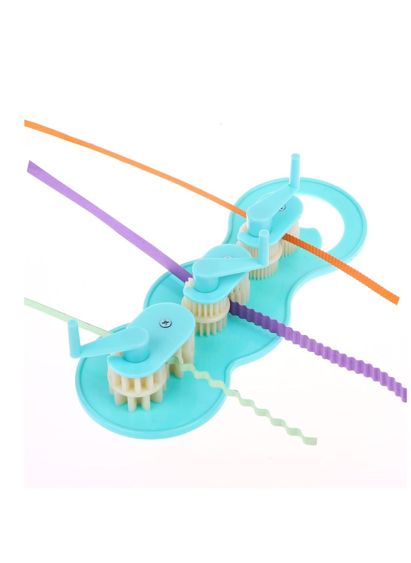 null - Paper Quilling Crimper Tool Slip Wave Shaper Making Tool for DIY Quilling Crafts Paper Crimper for Quilling Papercraft Create Beautiful Fold and Wave Effects for Kids Craft Household Blue - Image 1