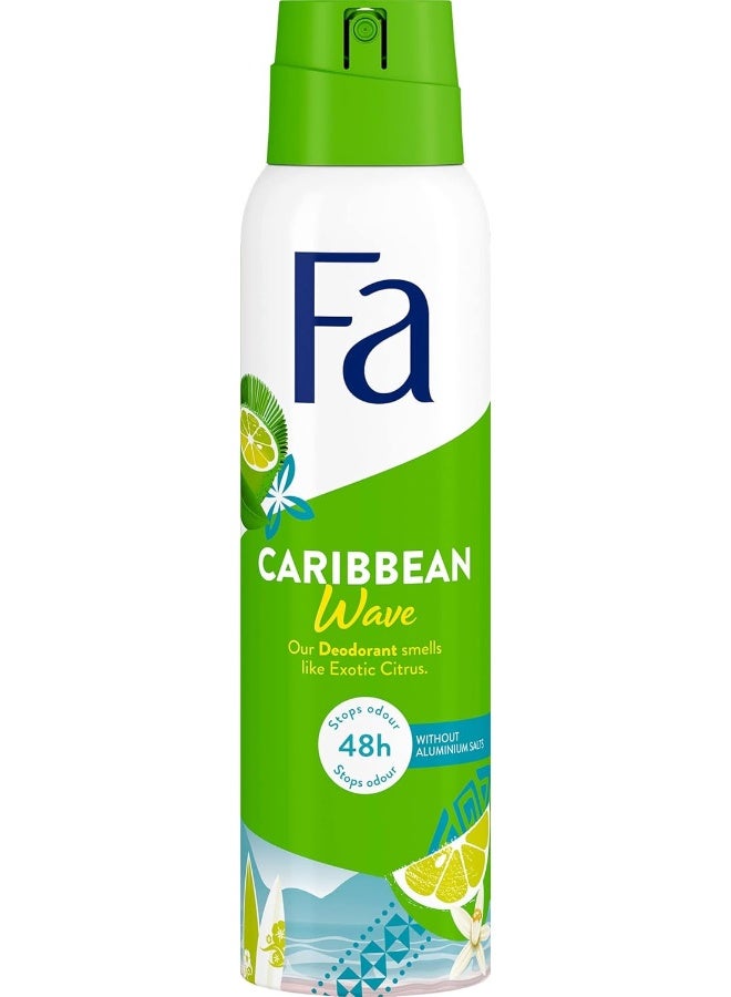 Fa بخاخ مزيل العرق فَا ليمون الكاريبي 150 مل - Image 1