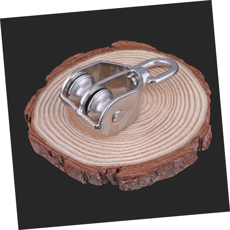 Dual Wheel Stainless Steel Pulley 35kg Capacity High Reliability Multi Field Use - Image 5