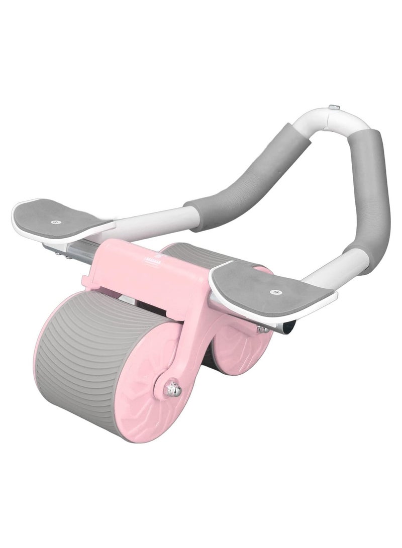 DubaiGallery Abs Exercise Wheel Roller, Abdominal Exerciser with Elbow Support, Adjustable Spring and Non-Slip Handles for Men and Women - Image 2