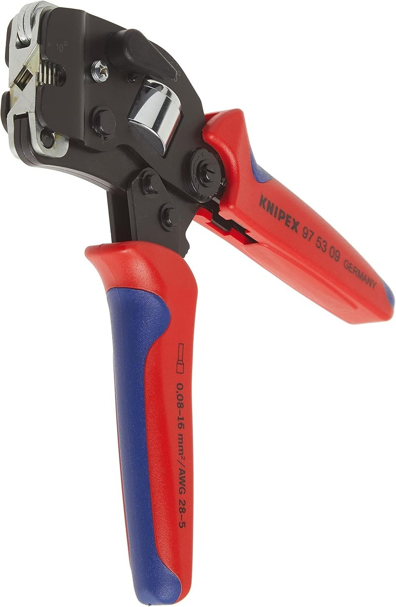 KNIPEX 97 53 09 Self-Adjusting Crimping Pliers for End Sleeves (Ferrules) - 190 mm - Image 1