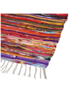 Bazaar Misr Rag Rug Kilim Multicoloured Double Sided Washable 70*100 cm 4 pcs  - Image 2