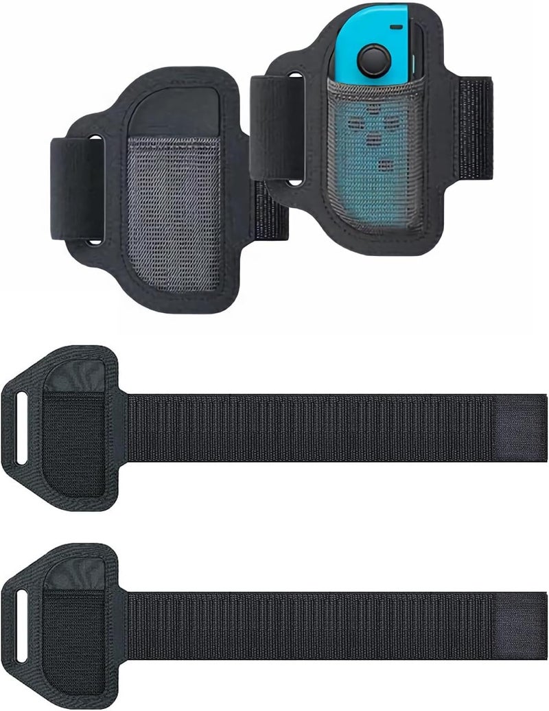 2 حزام الساق متوافق مع لعبة Ring Fit Adventure على جهاز NS Switch، شريط مرن رياضي قابل للتعديل لحركة الساق لجهاز Joy-Con. - Image 1