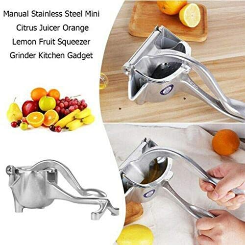 VAMIKA Heavy Duty Hand Press Metal Lime Juicer Aluminium Manual Fruit Juicer Orange Juicer Juicer Instant For all Fruits Orange Juicer Multipurpose Heavy Duty Silver - Image 3