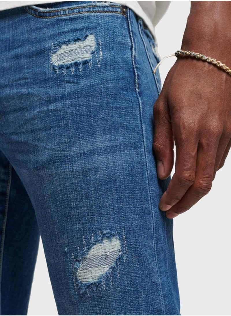 Superdry - Vintage Skinny Slim Jeans - Image 1