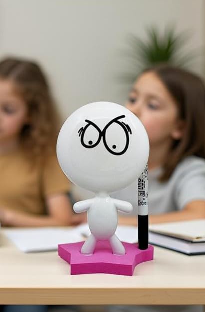 Estudio MW TITTO Star, Draw Your Ideas - Office Desk Board - Coworker Gifts - Ideal for Home & Office Decor - Halloween Board (Pink) - Image 3