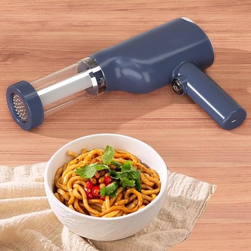 VDHJA Electric Pasta Maker Machine 6 in 1 1500mAh Type-C Cordless Maker Detachable Handheld Automatic Pasta Maker Noodle Maker Home Small Portable Handheld Noodle Press Pasta Sausage Filling Mould - Image 5