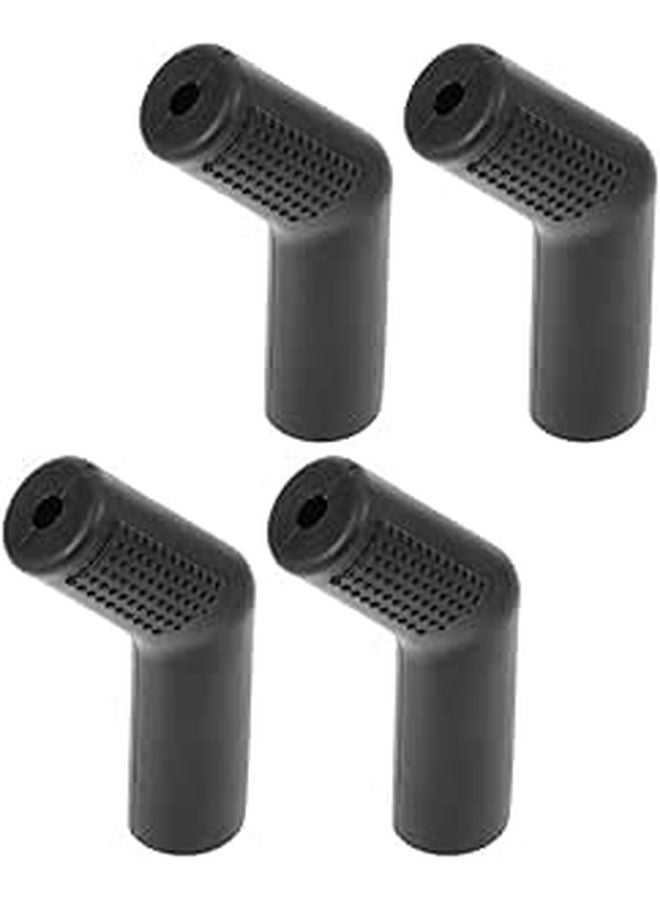 Motorcycle Gear Shift Rubber Sleeves Non Slip Protective Covers Set Of 4 Black - Image 1