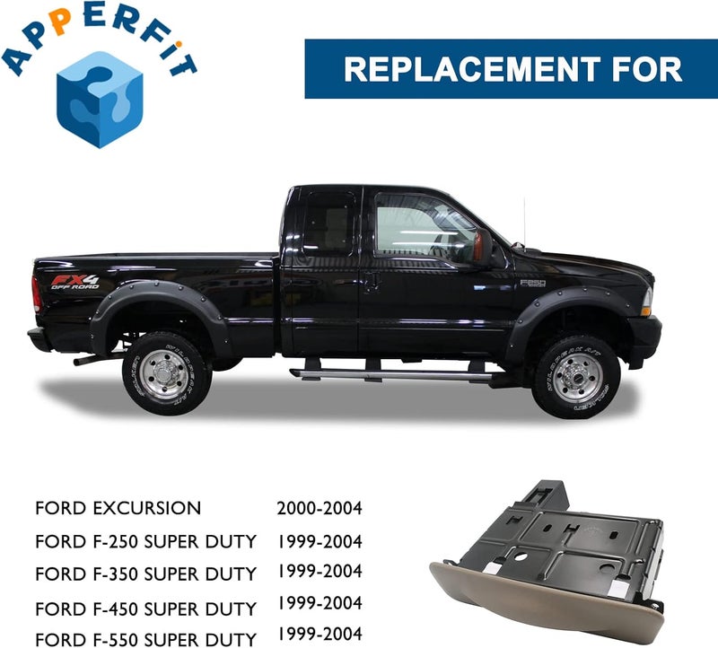 APPERFiT in Dash Cup Holder for 1999-2004 Ford F250 F350 F450 F550 Super Duty Truck 2000-2004 Excursion Tan Replaces YC3Z-2513560-CAB - Image 4