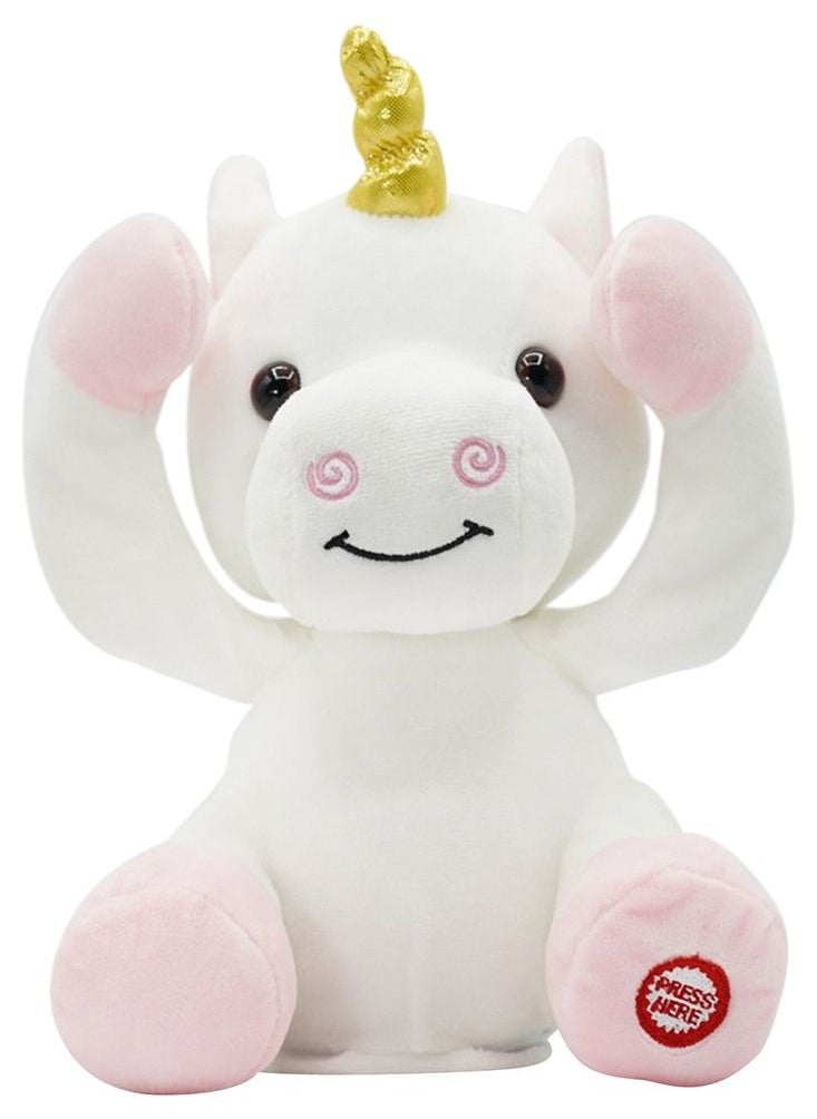 PUGS AT PLAY - Peek A Boo Agnes Unicorn Plush Toy - Image 1